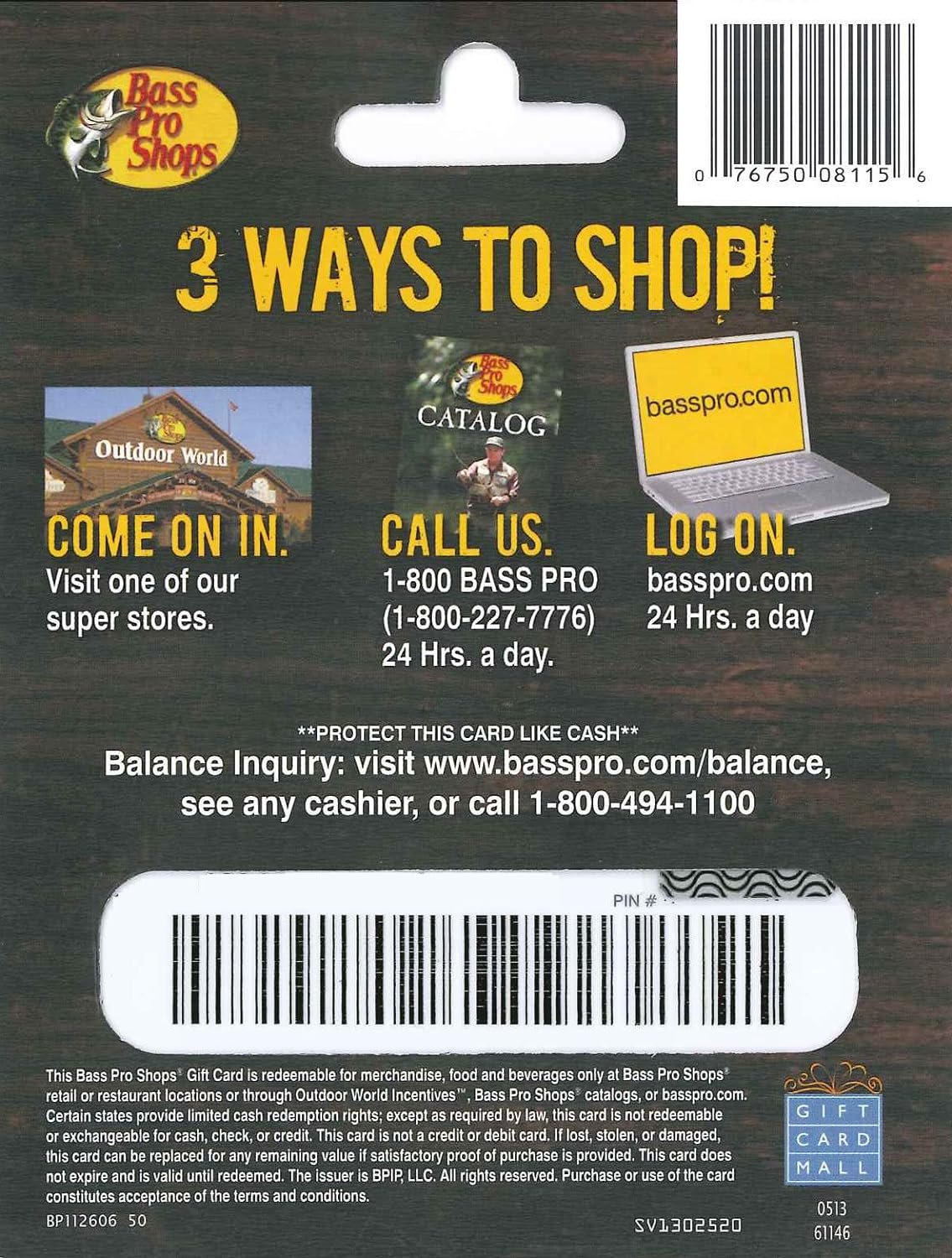 Bass Pro Shops Gift Card