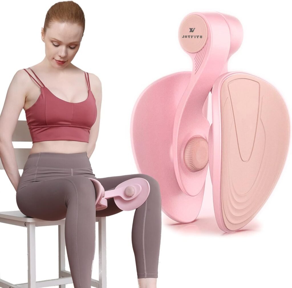 Thigh Exerciser，Thigh Toner，Inner Thigh Exercise Equipment，Kegel Exercise Products for Women Tightening，Thigh Exercise Equipment Upgrade 26 Pounds (Pink)