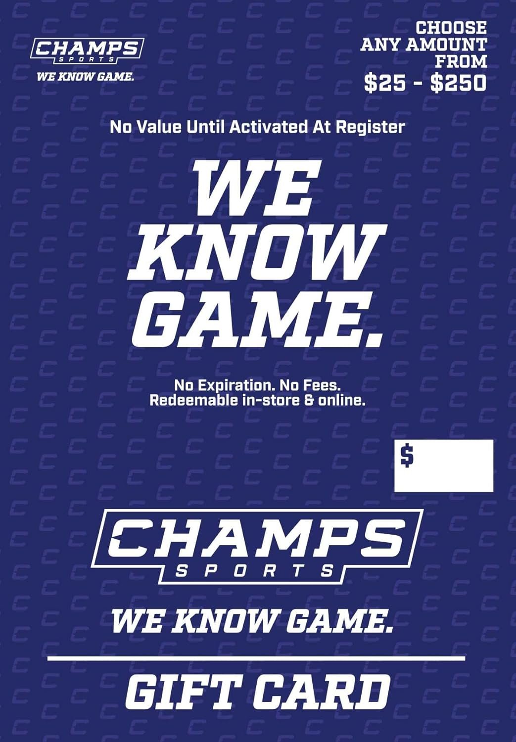 Champs Sports Gift Card Review