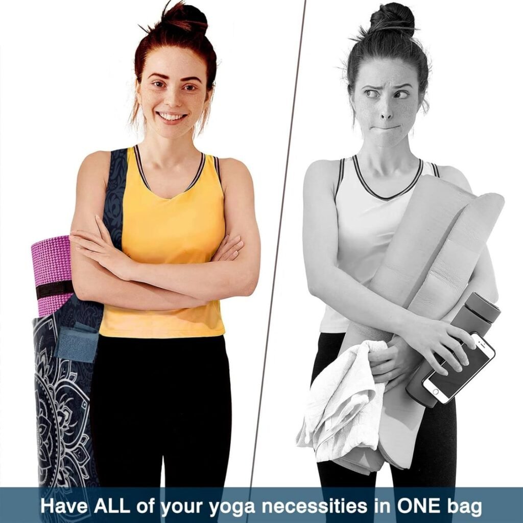 YushufuBoho Yoga Mat Bags - Yoga Bags and Carriers Fits All Your Stuff - Yoga Accessories for Women - Yoga Gifts for Women and Yoga Lover