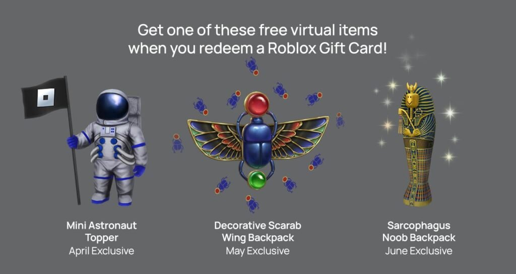 Roblox Physical Gift Cards, Multipack of 3 x $15 [Includes Free Virtual Item] [Redeem Worldwide]