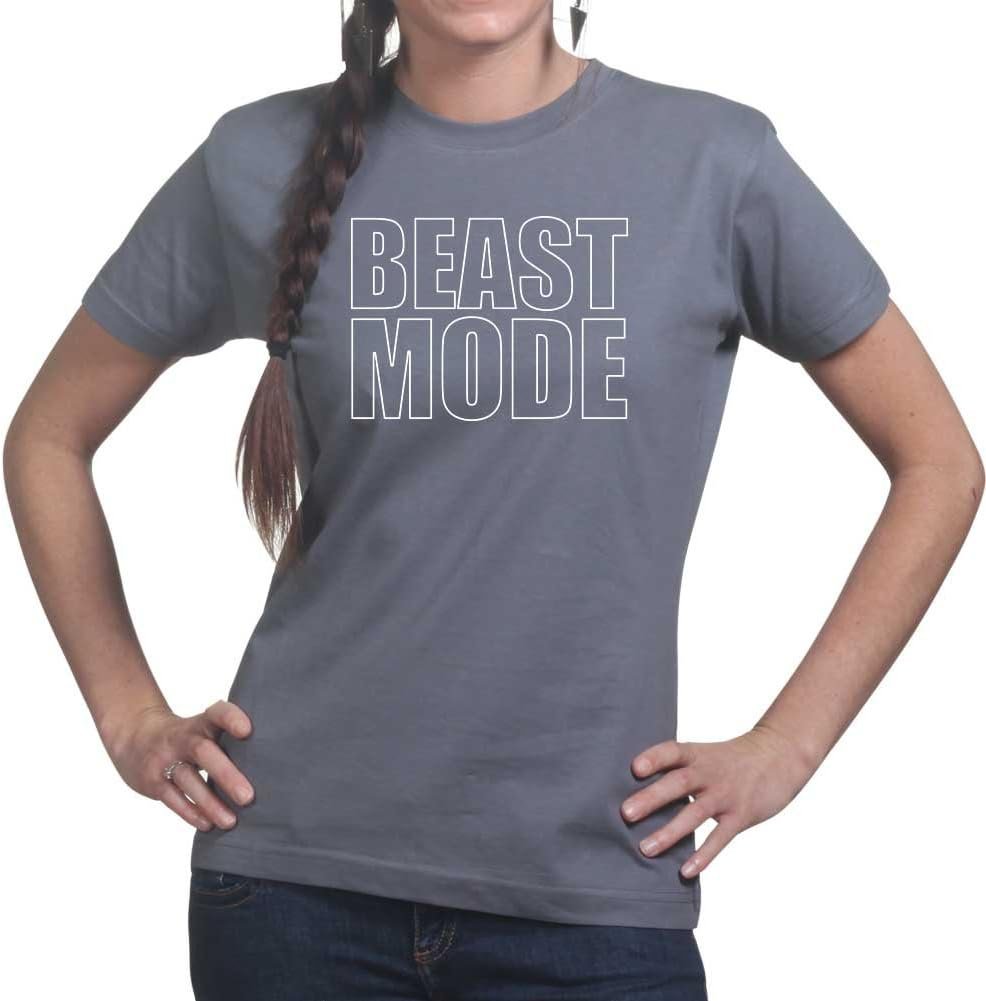 Beast Mode Fitness for Women - Soft Material Novelty Gym Shirt - Workout Gym Graphic Tshirts - Motivational Gifts, Gym Lovers