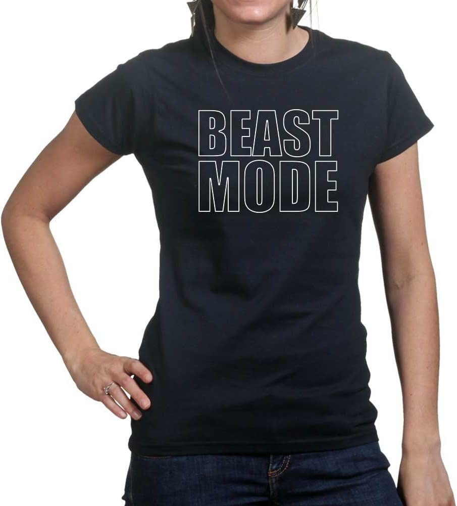 Beast Mode Fitness for Women - Soft Material Novelty Gym Shirt - Workout Gym Graphic Tshirts - Motivational Gifts, Gym Lovers