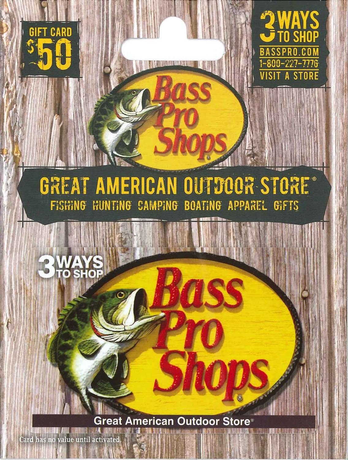 Gift Card Bass Pro Shops Review